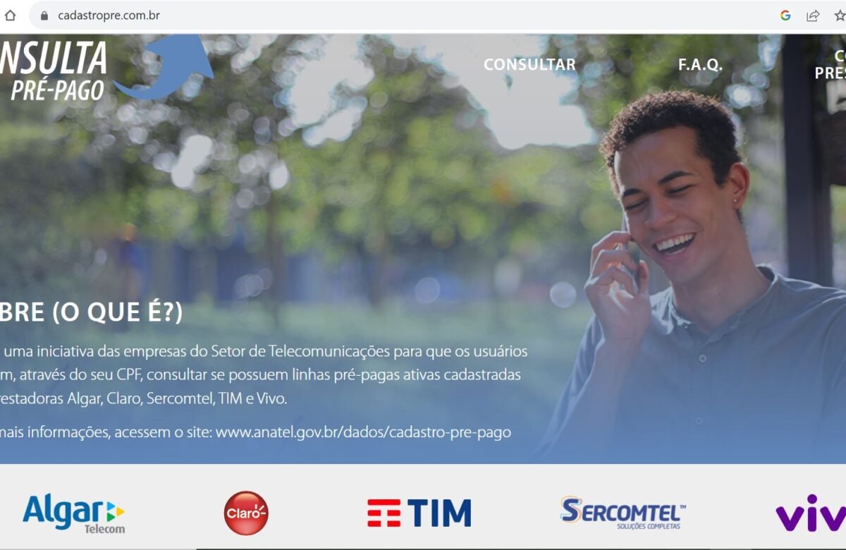 Site consulta pré-pago